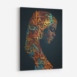 Lady Calligraphy 2 Wall Art