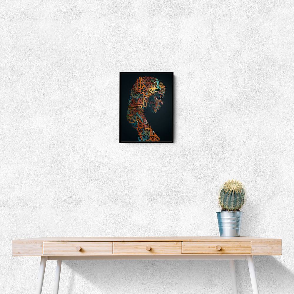 Lady Calligraphy 2 Wall Art