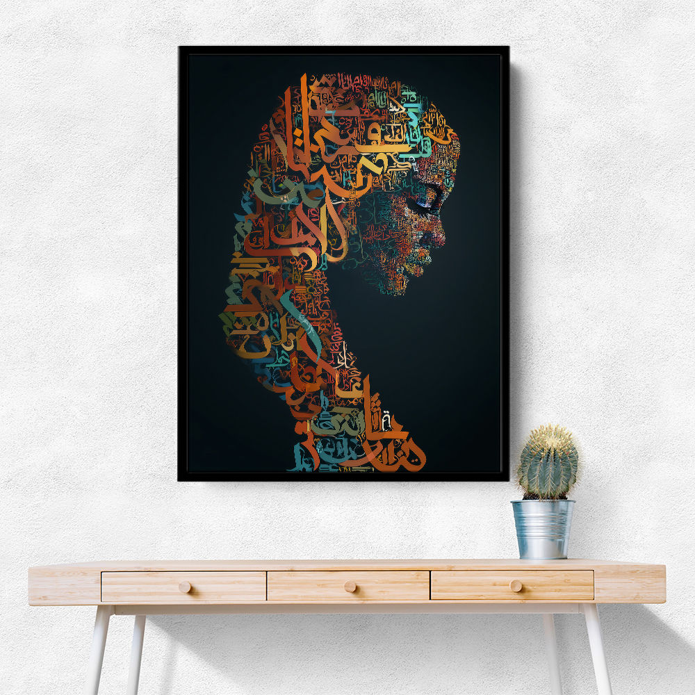 Lady Calligraphy 2 Wall Art
