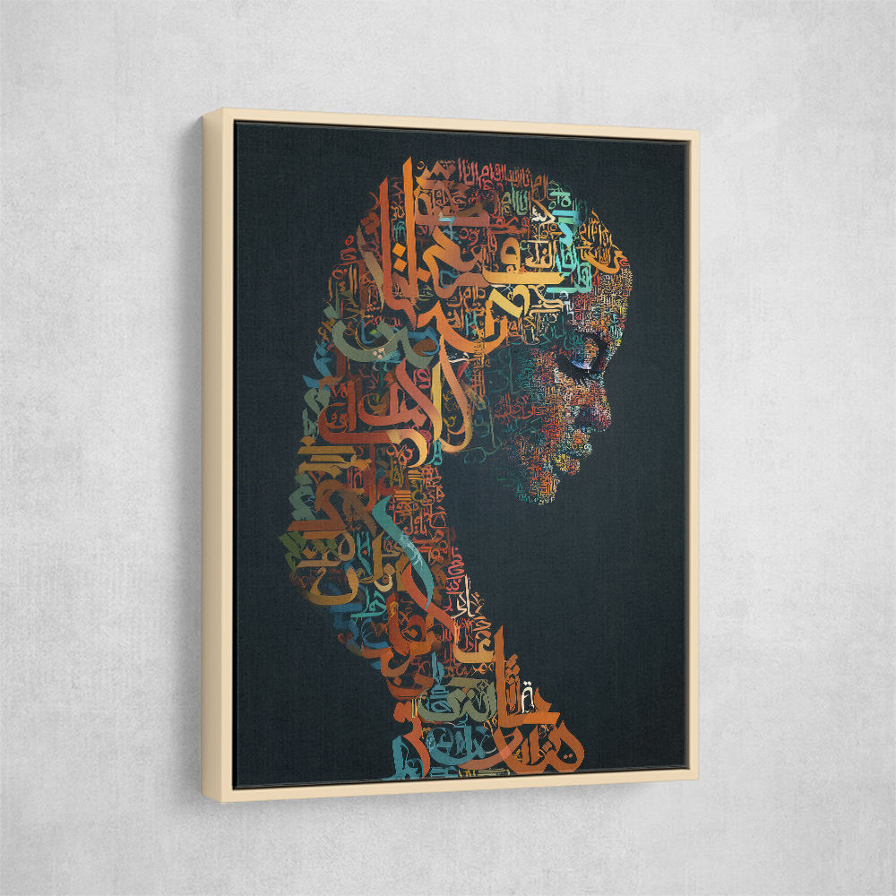 Lady Calligraphy 2 Wall Art