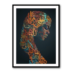 Lady Calligraphy 2 Wall Art