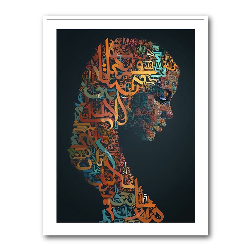 Lady Calligraphy 2 Wall Art