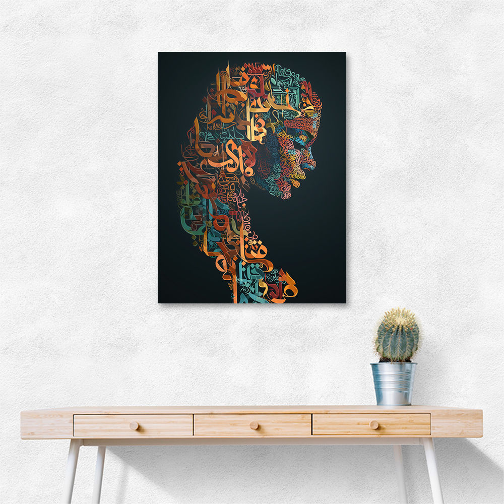 Lady Calligraphy 3 Wall Art