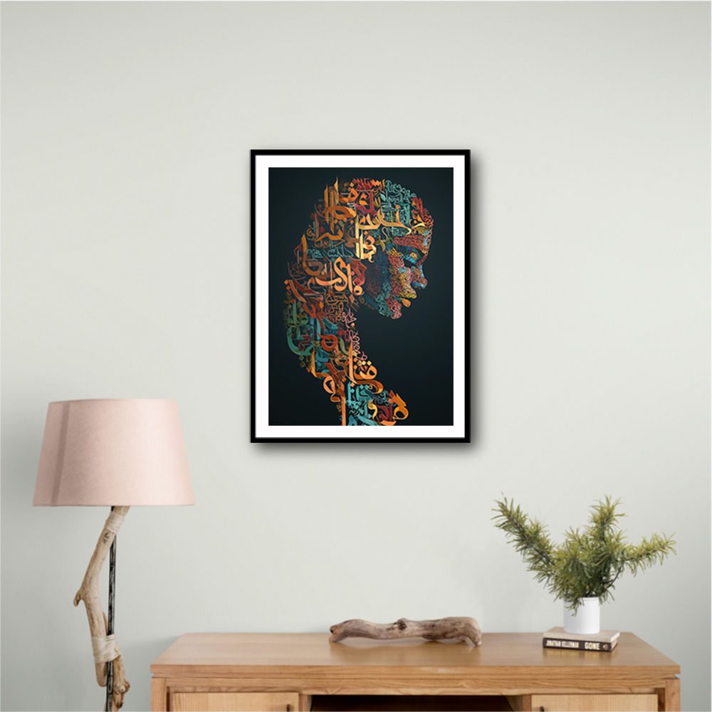 Lady Calligraphy 3 Wall Art