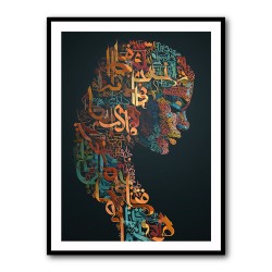 Lady Calligraphy 3 Wall Art