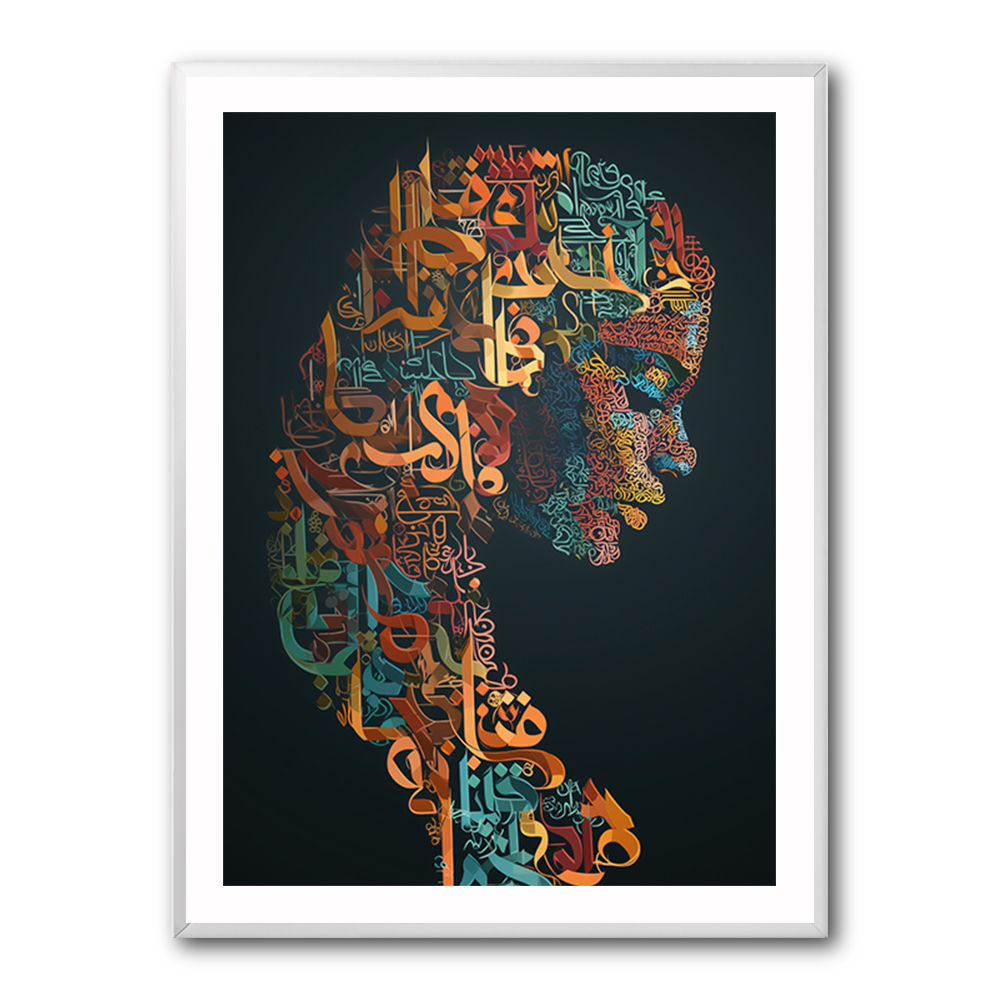 Lady Calligraphy 3 Wall Art