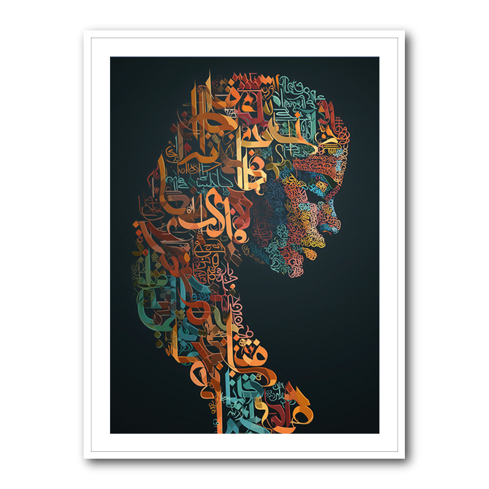 Lady Calligraphy 3 Wall Art