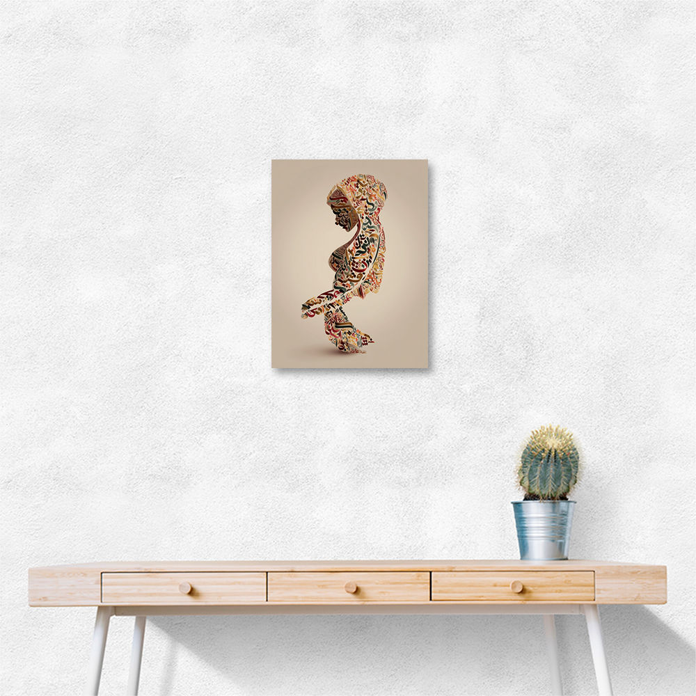 Lady Calligraphy 6 Wall Art