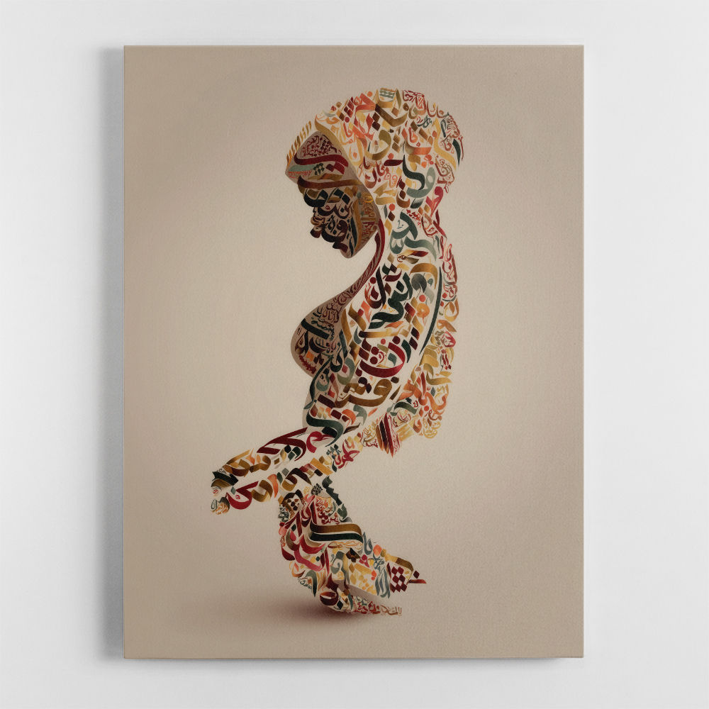 Lady Calligraphy 6 Wall Art