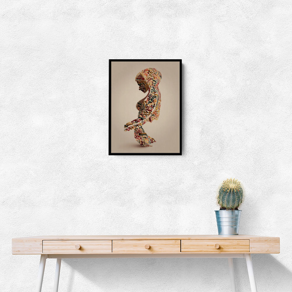 Lady Calligraphy 6 Wall Art