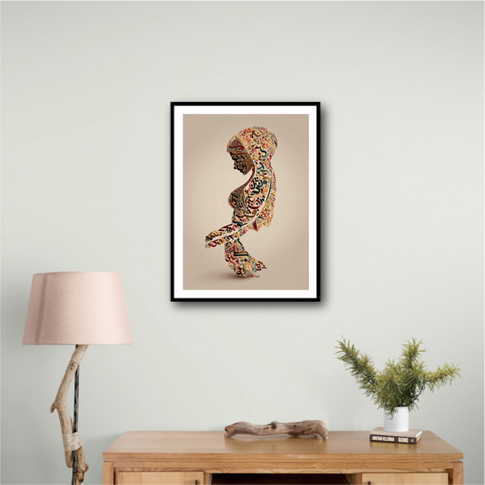 Lady Calligraphy 6 Wall Art