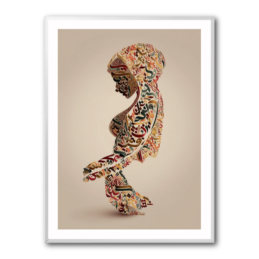 Lady Calligraphy 6 Wall Art