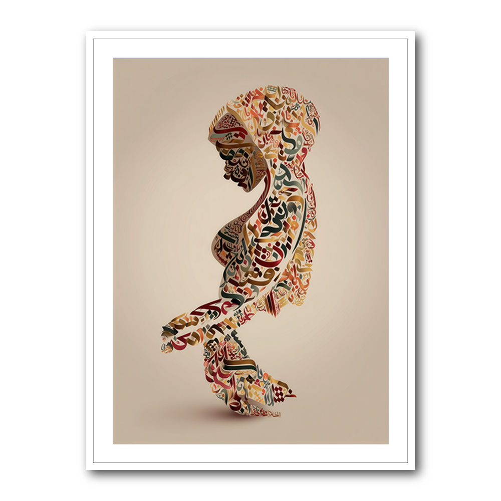 Lady Calligraphy 6 Wall Art