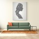 Lady Calligraphy 7 Wall Art