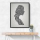 Lady Calligraphy 7 Wall Art