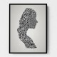 Lady Calligraphy 7 Wall Art