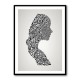 Lady Calligraphy 7 Wall Art