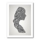 Lady Calligraphy 7 Wall Art