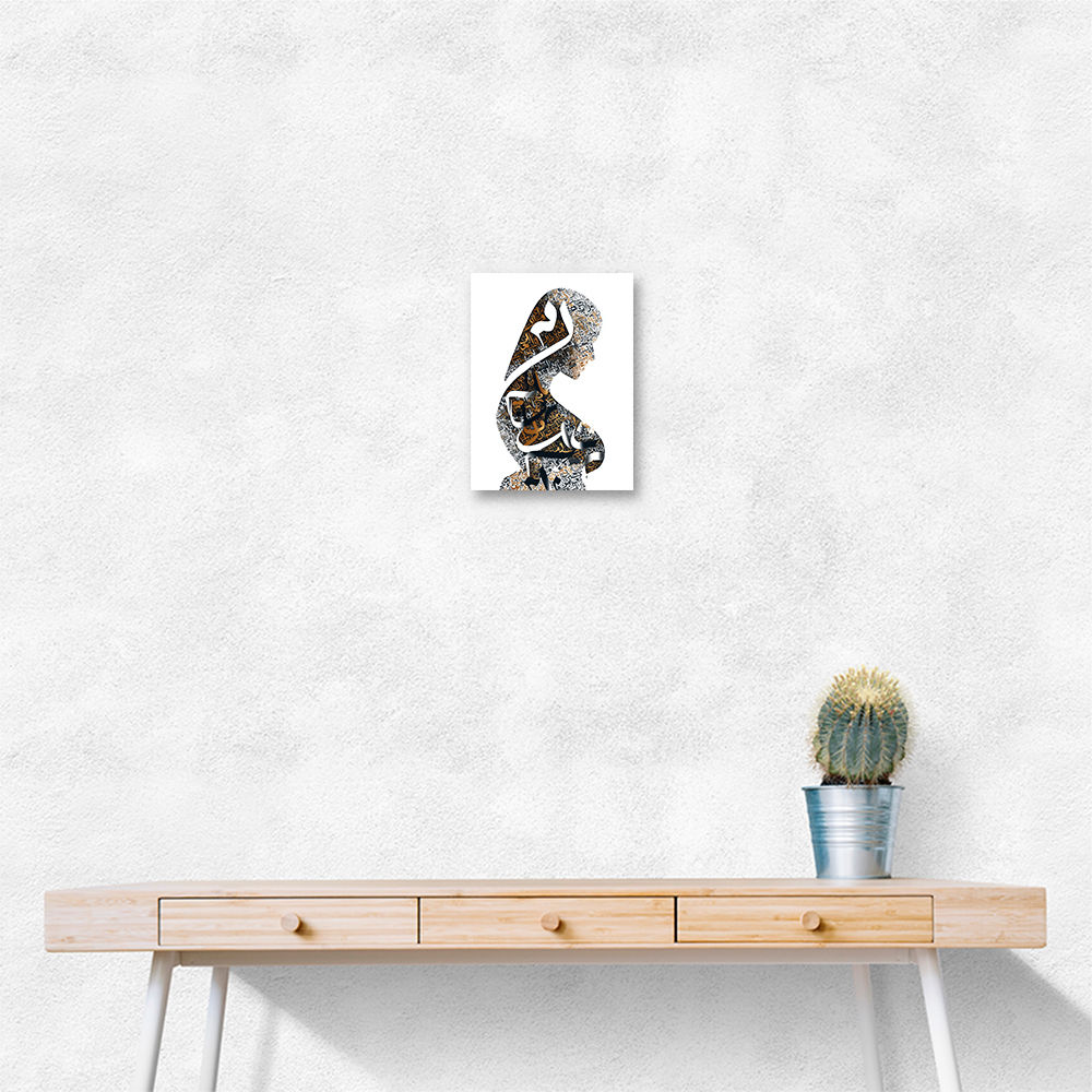 Lady Calligraphy 8 Wall Art