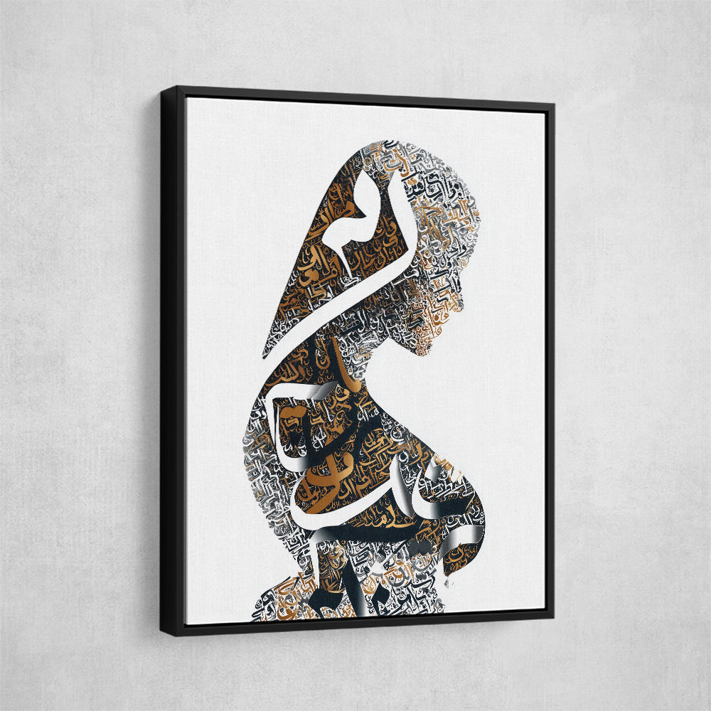 Lady Calligraphy 8 Wall Art