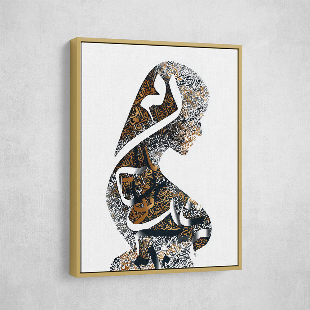 Lady Calligraphy 8 Wall Art