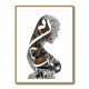 Lady Calligraphy 8 Wall Art
