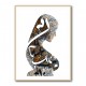 Lady Calligraphy 8 Wall Art
