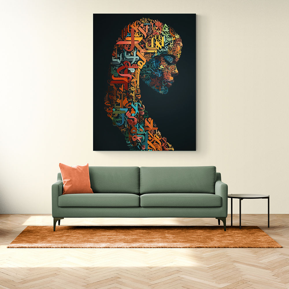 Lady Calligraphy 9 Wall Art
