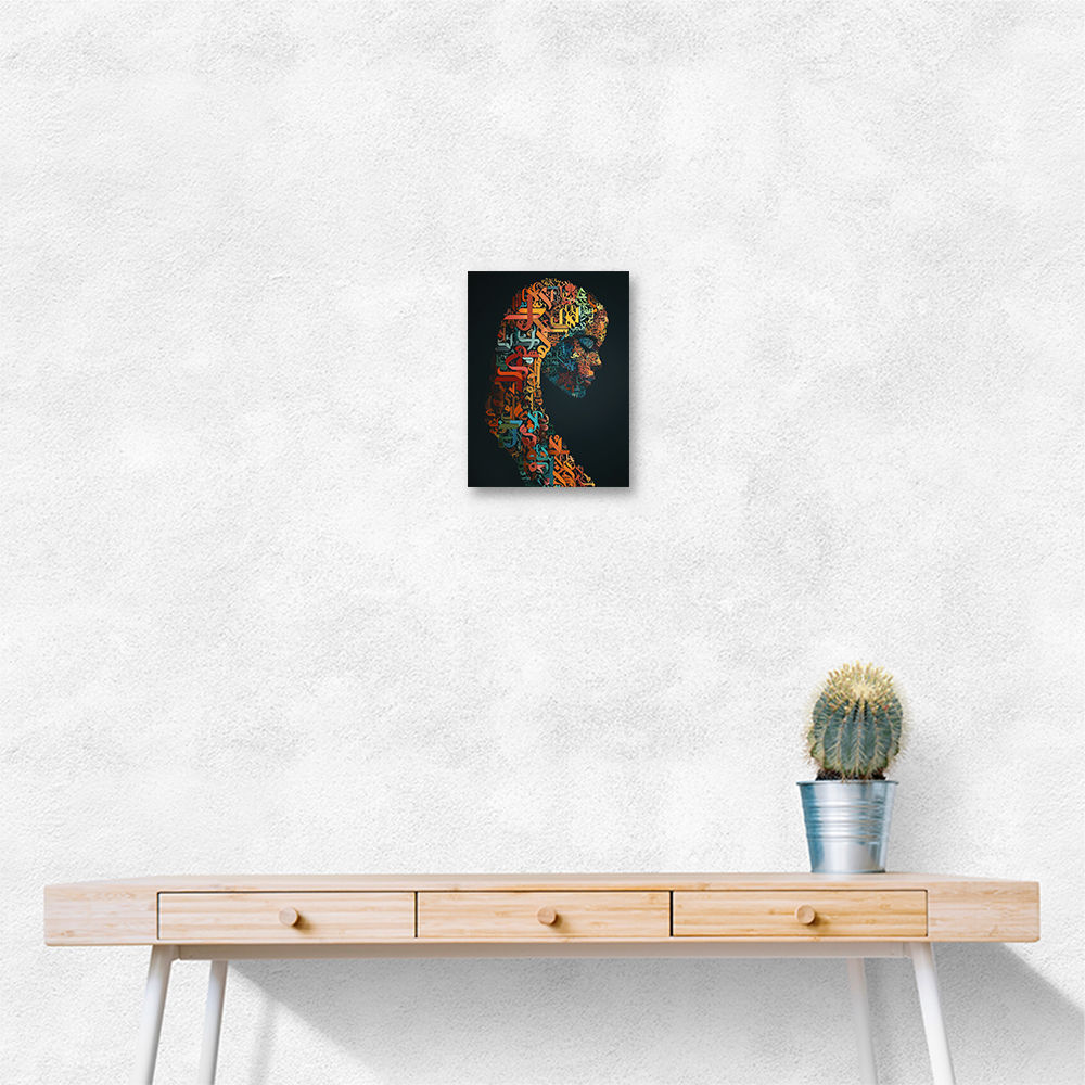 Lady Calligraphy 9 Wall Art