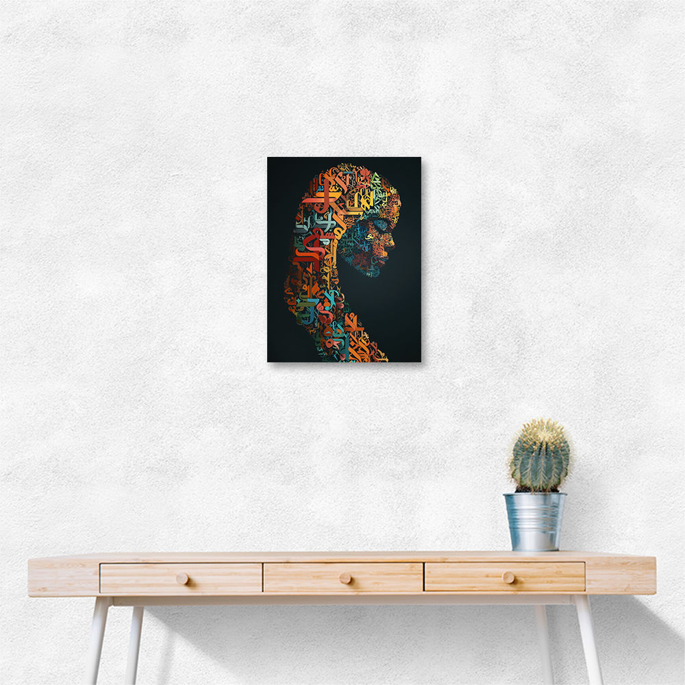 Lady Calligraphy 9 Wall Art