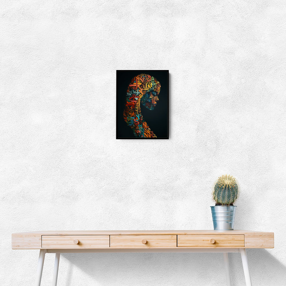Lady Calligraphy 9 Wall Art