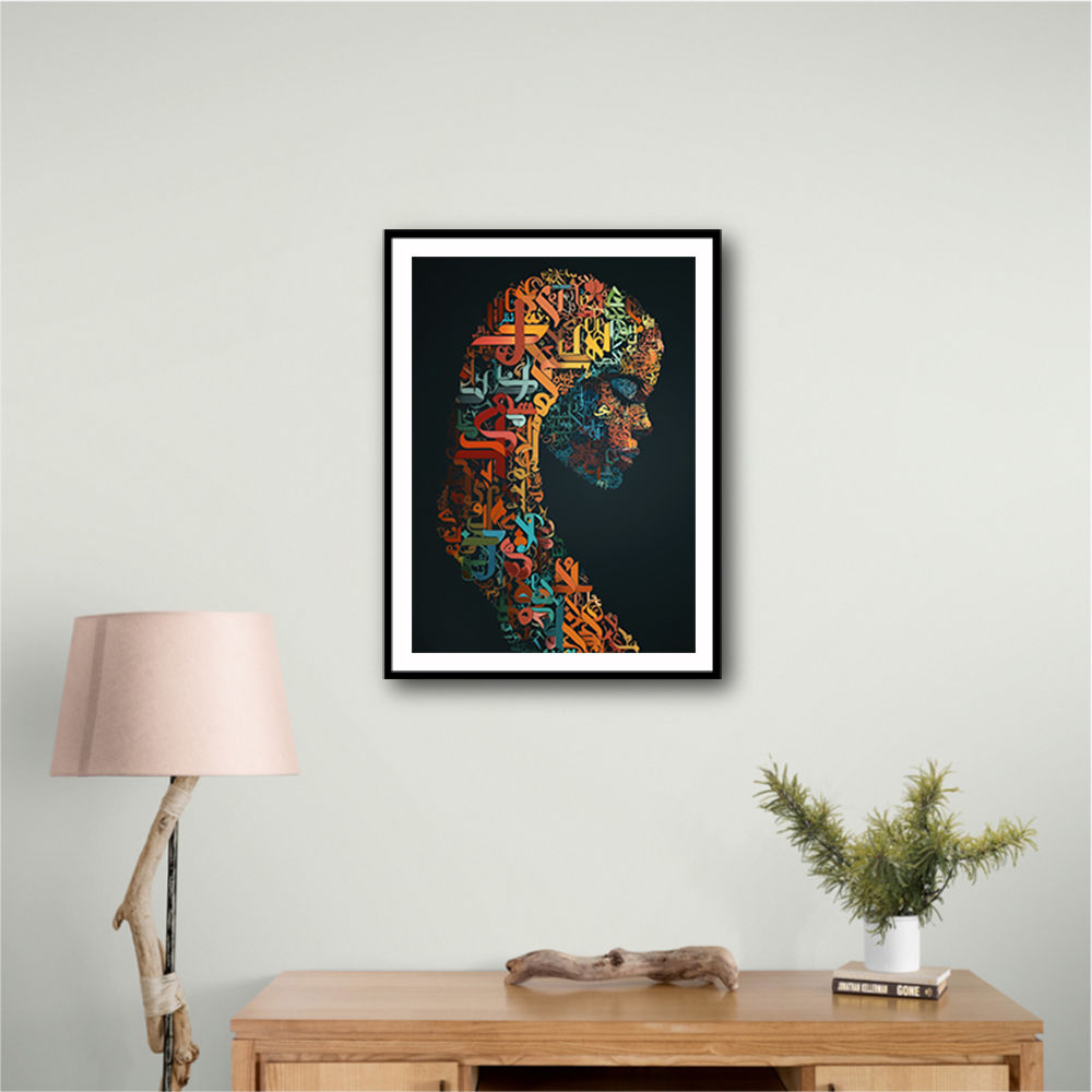 Lady Calligraphy 9 Wall Art