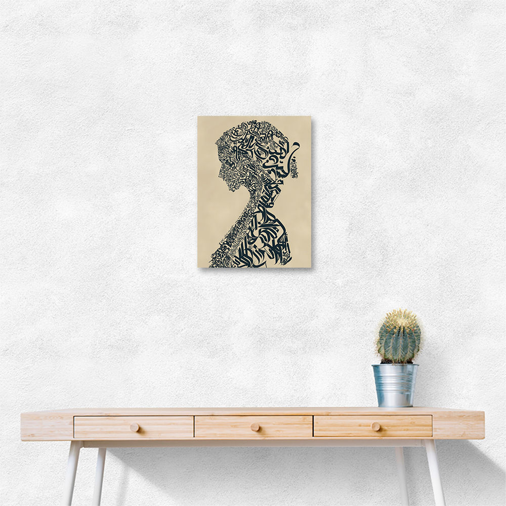 Lady Calligraphy 10 Wall Art