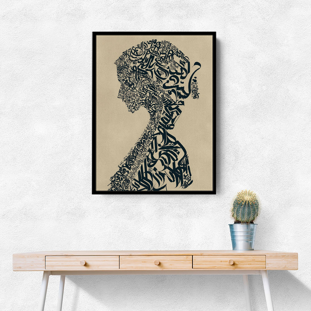 Lady Calligraphy 10 Wall Art