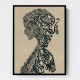 Lady Calligraphy 10 Wall Art