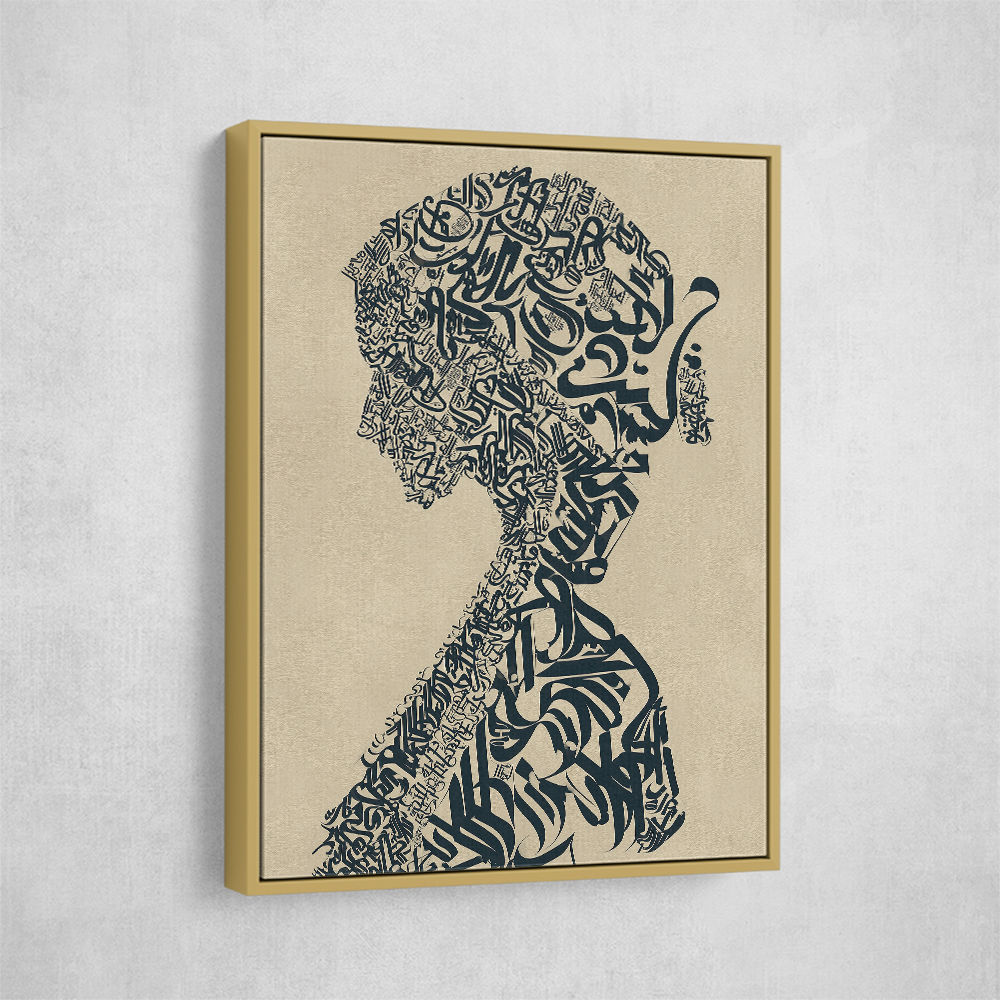 Lady Calligraphy 10 Wall Art