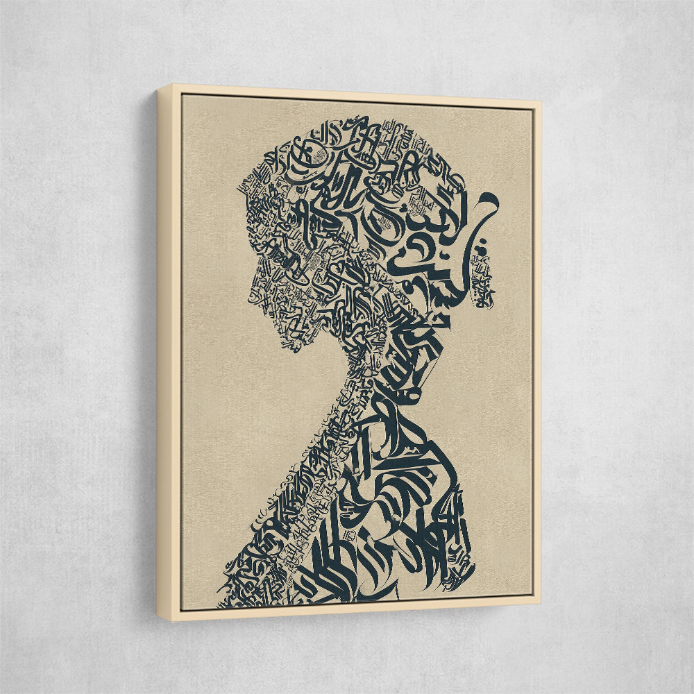 Lady Calligraphy 10 Wall Art