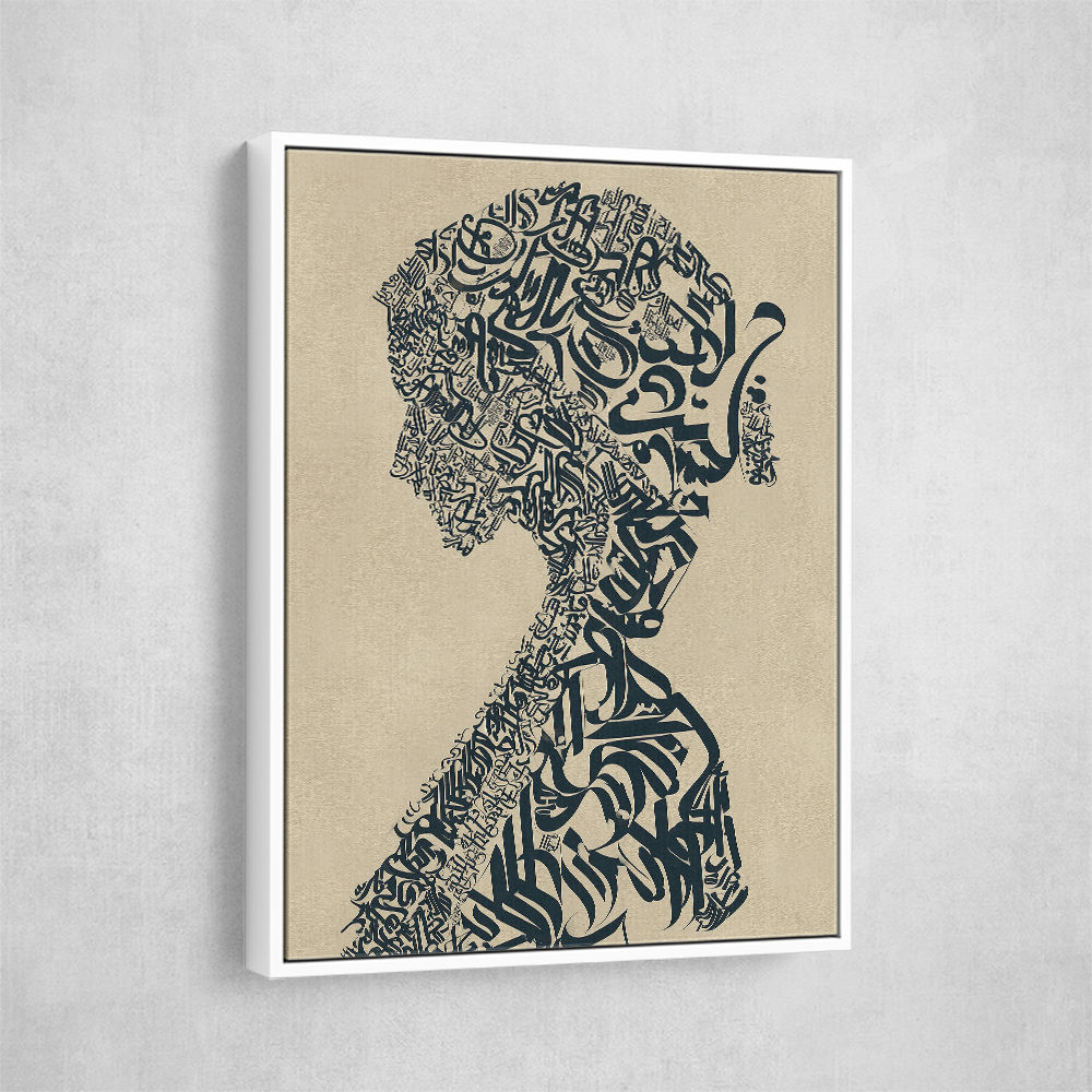 Lady Calligraphy 10 Wall Art
