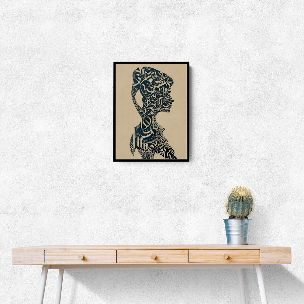Lady Calligraphy 11 Wall Art