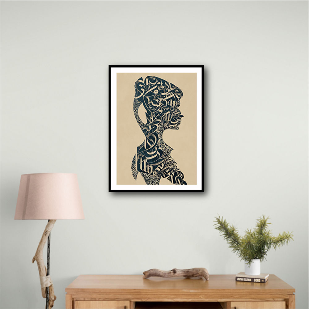 Lady Calligraphy 11 Wall Art