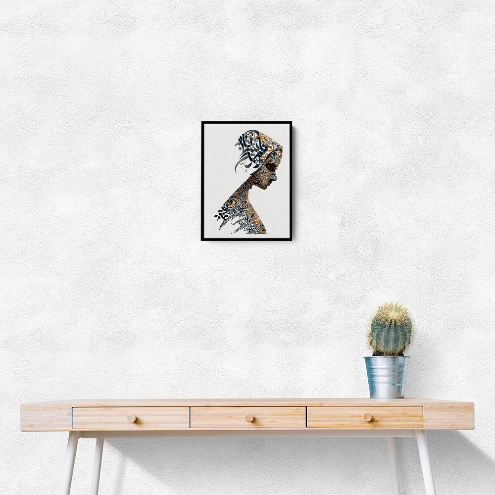 Lady Calligraphy 12 Wall Art
