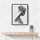 Lady Calligraphy 12 Wall Art