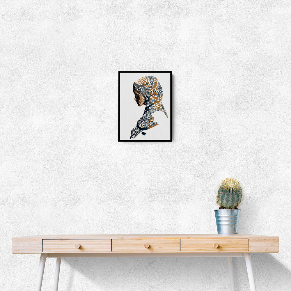 Lady Calligraphy 14 Wall Art