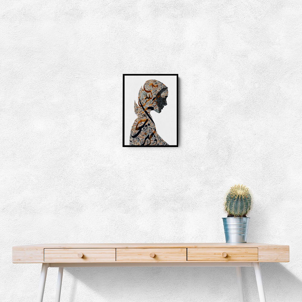 Lady Calligraphy 15 Wall Art