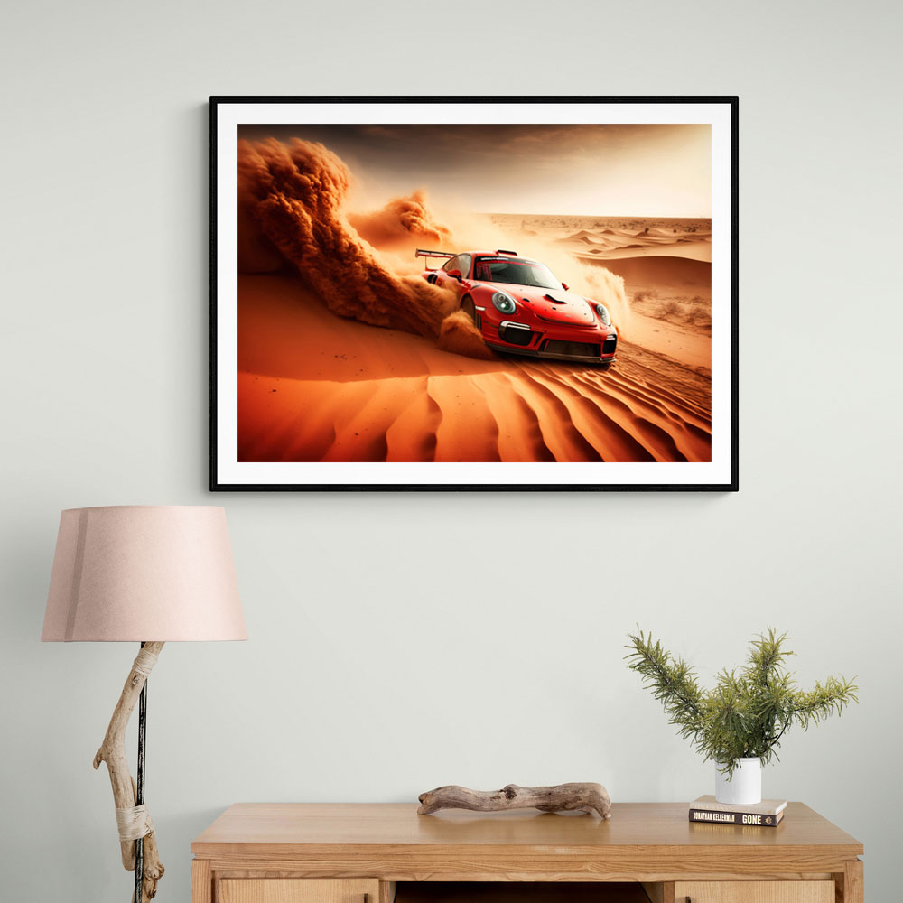 GT3 Desert Rally Wall Art