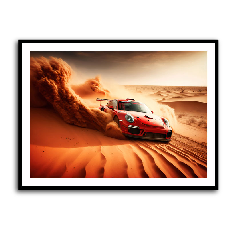 GT3 Desert Rally Wall Art