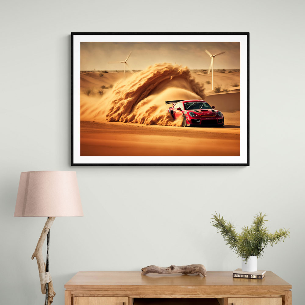 GT3 Desert Rally 4 Wall Art
