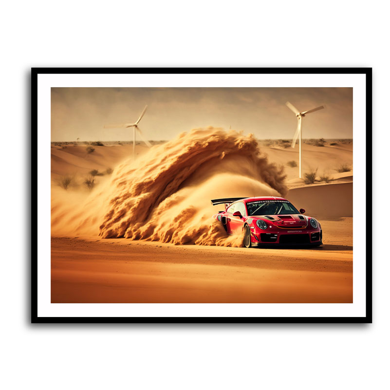 GT3 Desert Rally 4 Wall Art