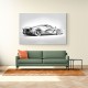 La Ferrari Silver Sketch Wall Art