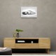 La Ferrari Silver Sketch Wall Art